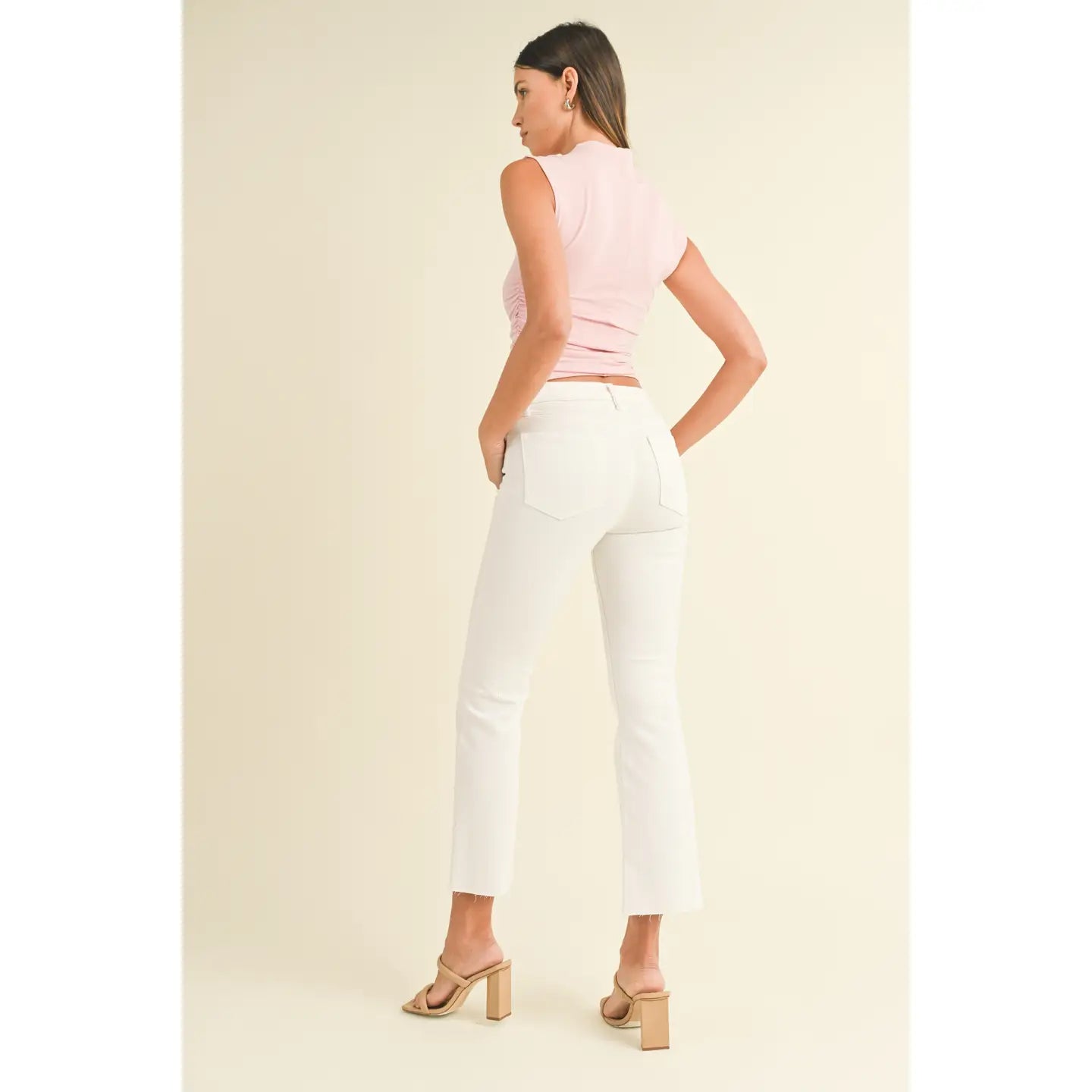 Perfect Stretch White Denim Pants