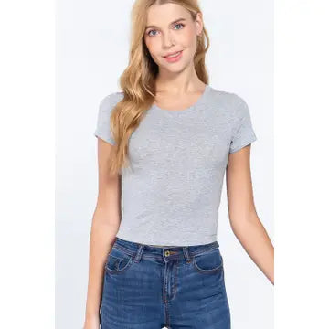 YOUR BASIC CROP TEE