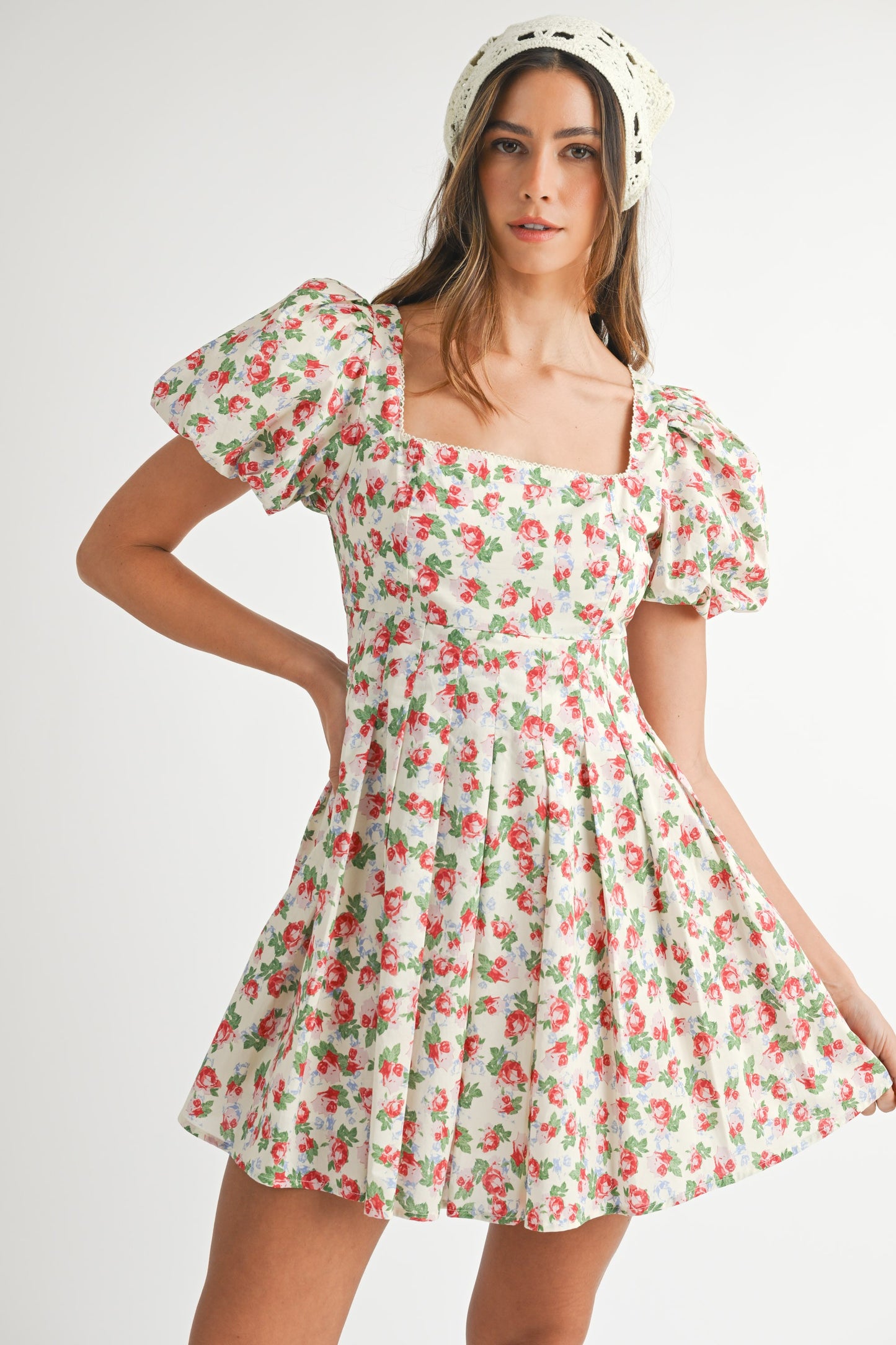 Flirty Floral Baby Doll dress
