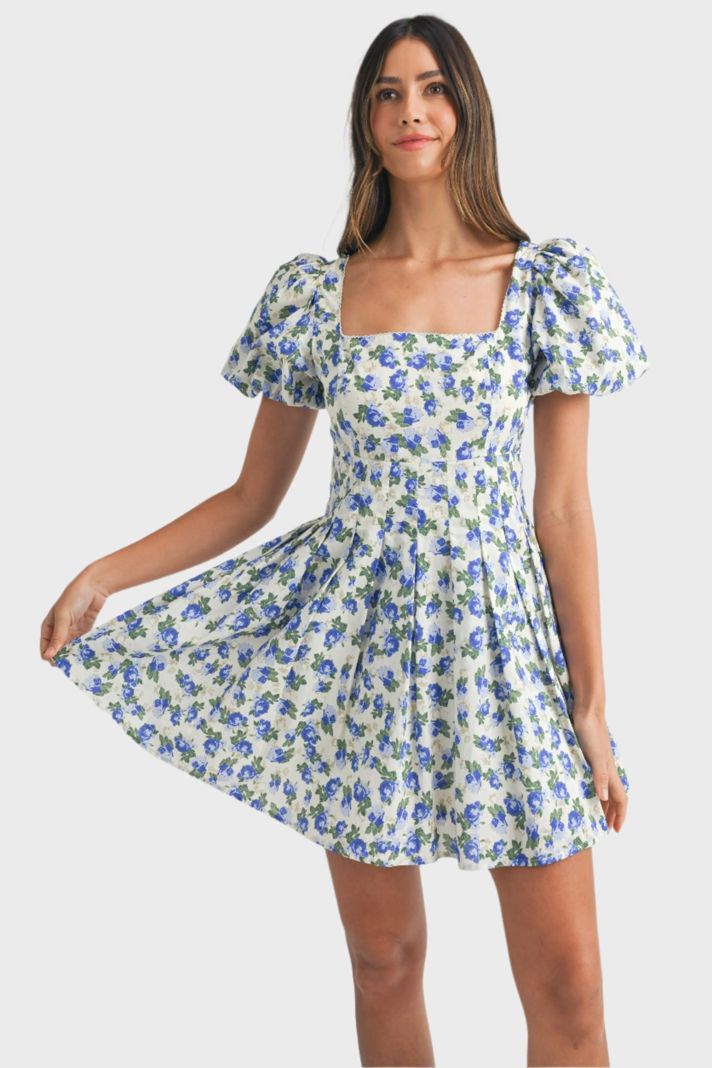 Flirty Floral Baby Doll dress