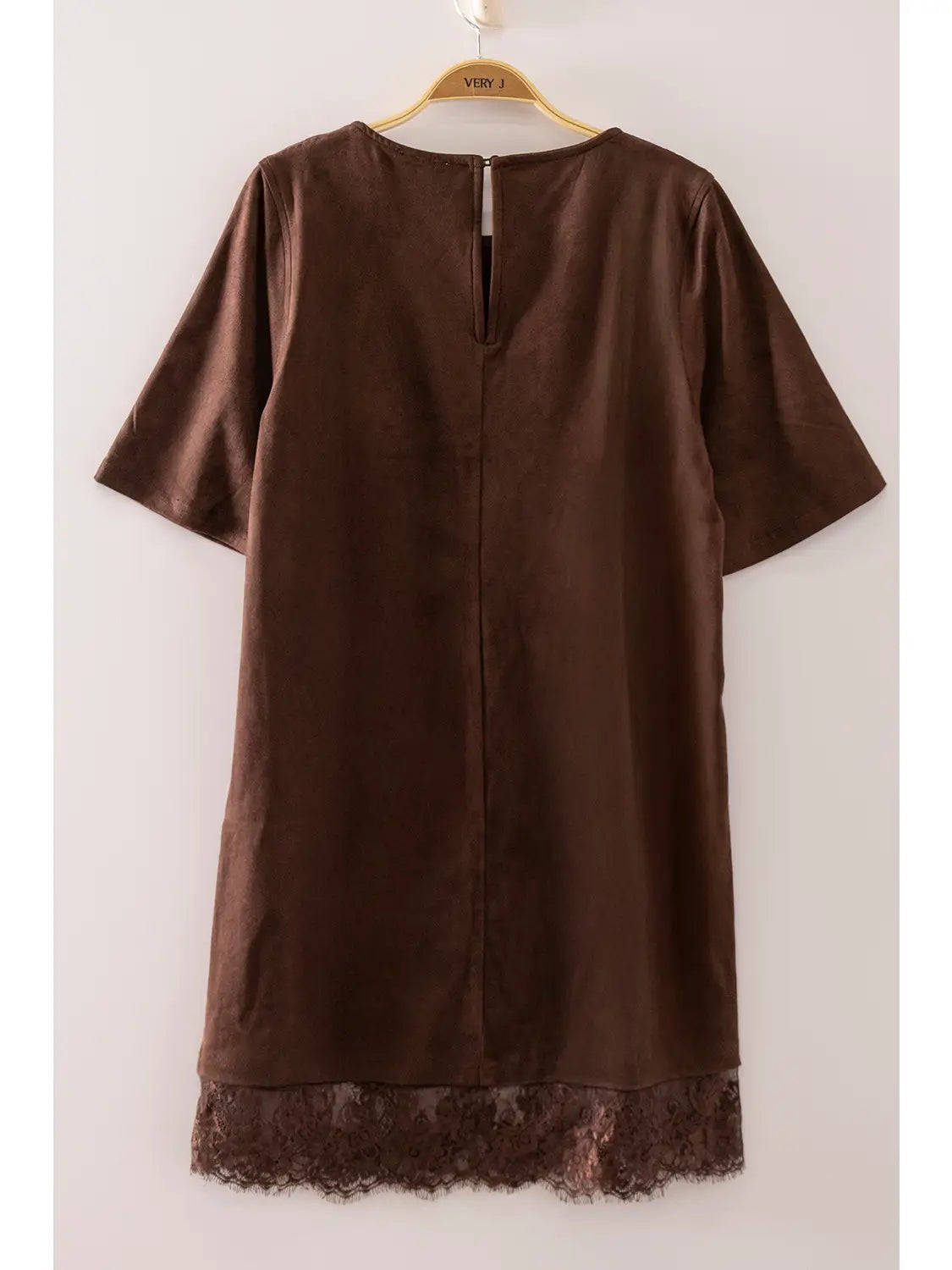 Chocolate Suede Dress