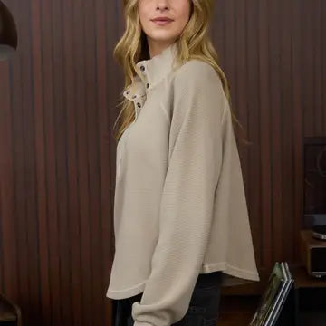 Lizzie Mock Neck Sweater