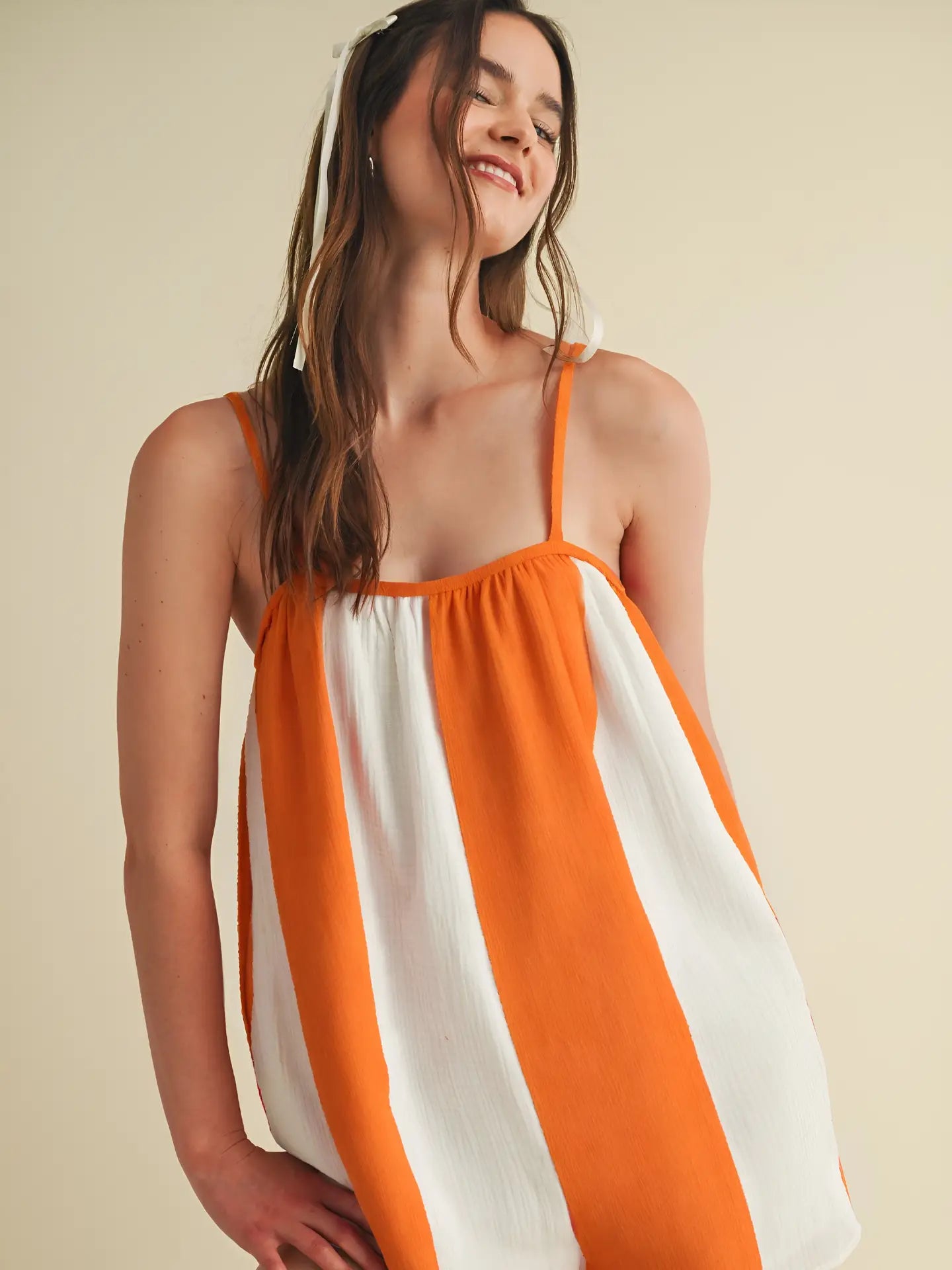 Go Gators! Stripped Romper