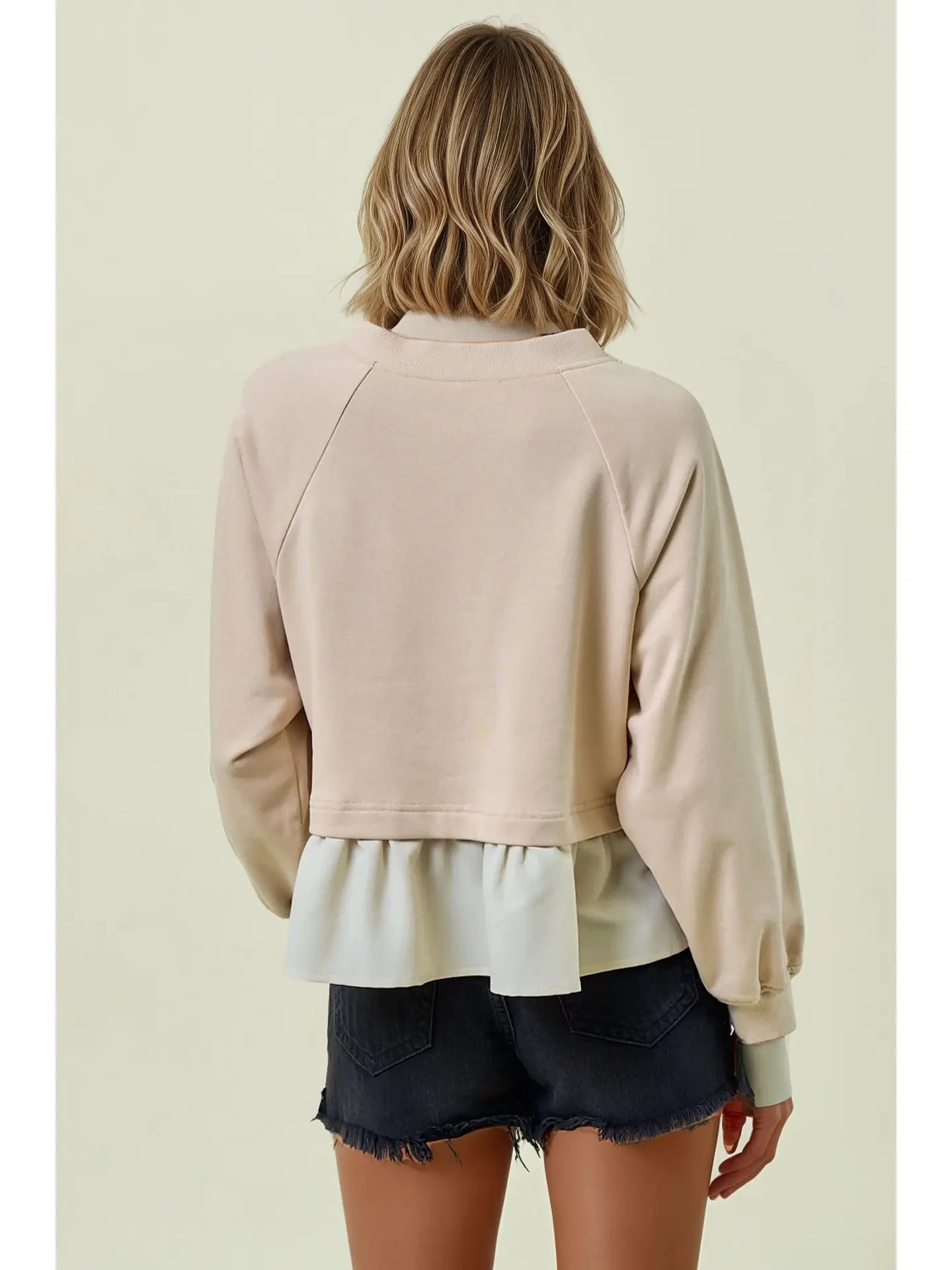 Taylor Peplum Sweatshirt