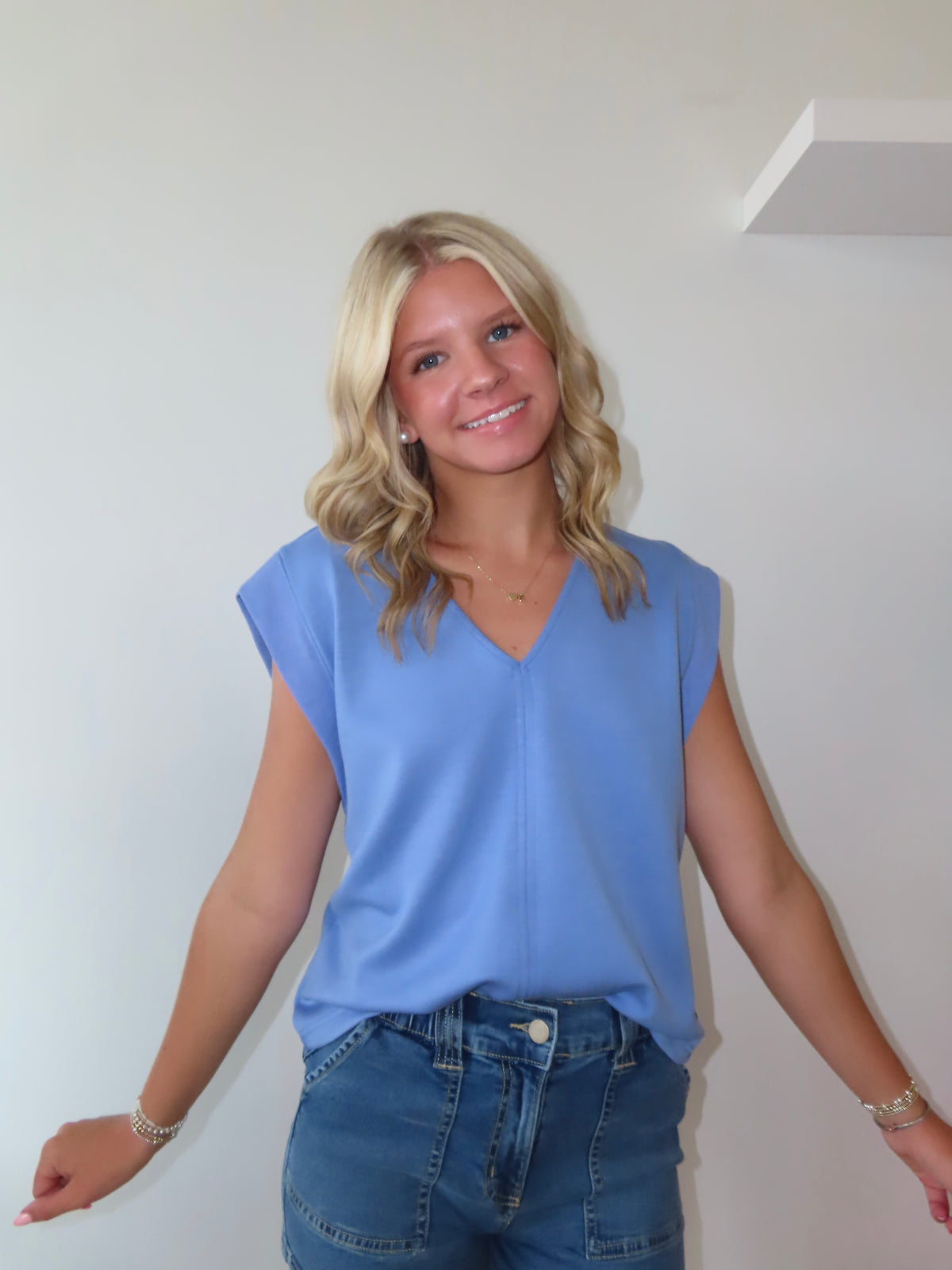Emmy Sky Blue Blouse