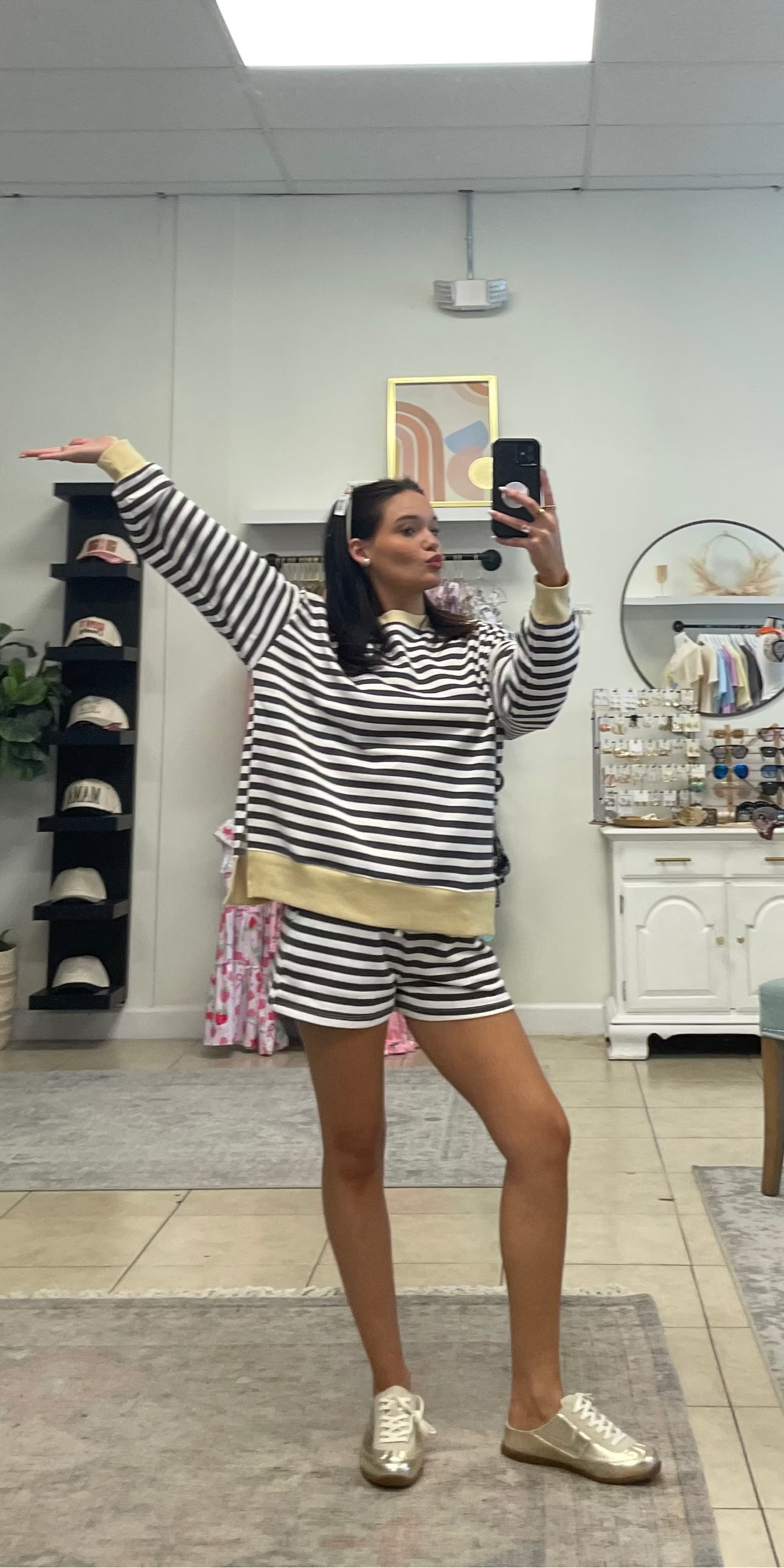 So Breezy Stripe Shorts