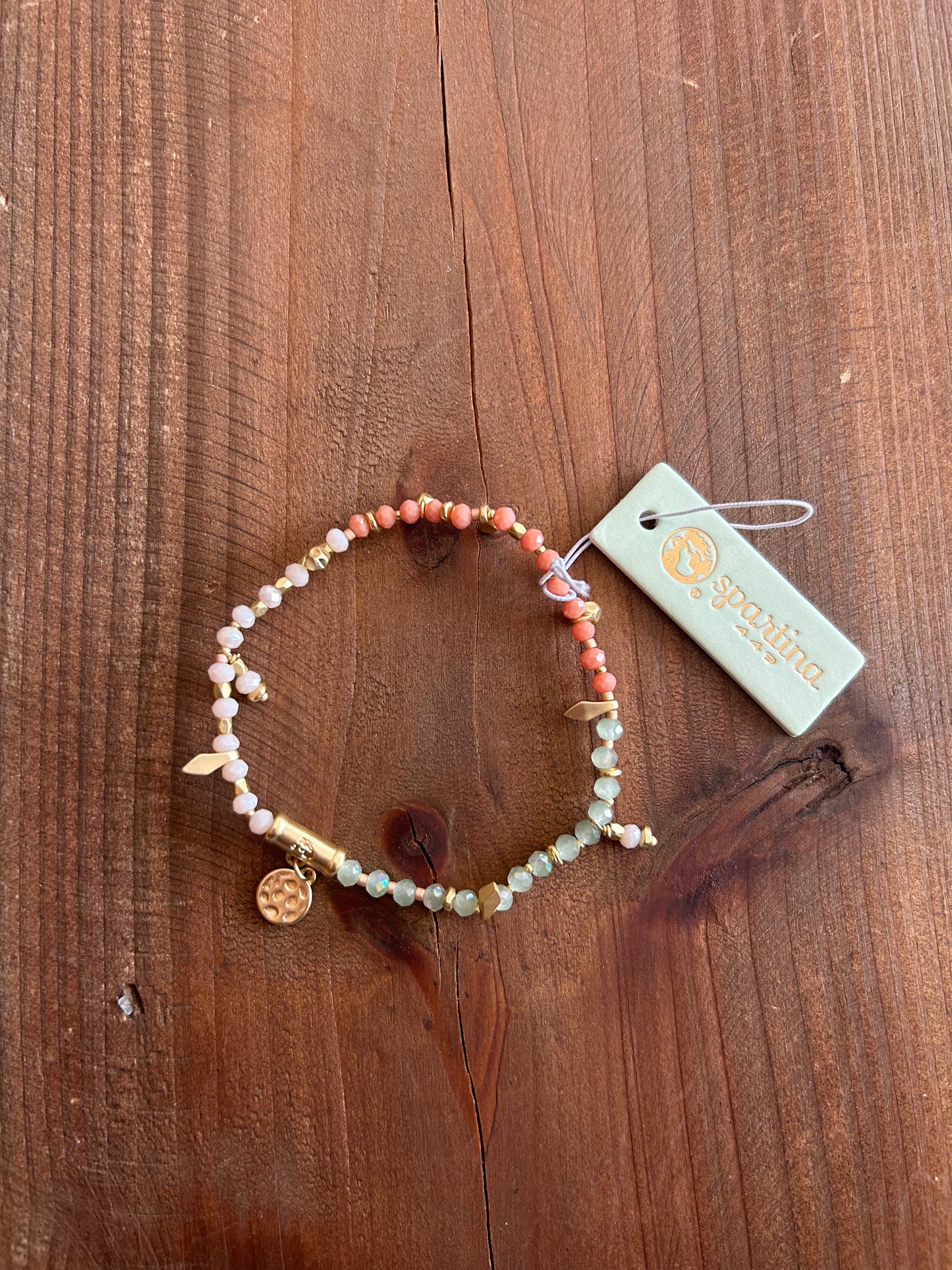 Stretch Bracelet 3mm Salt Marsh