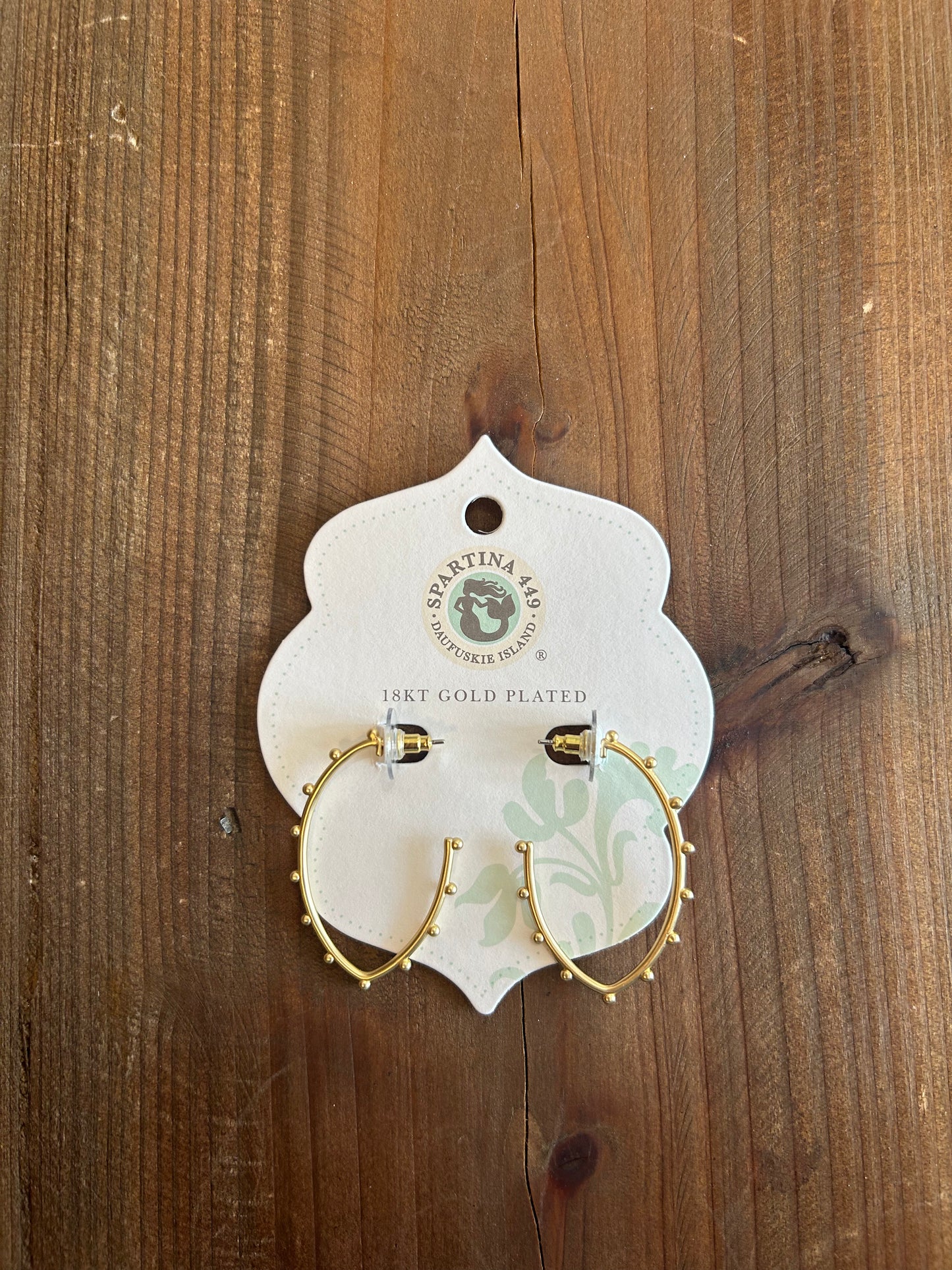 Bobbi Hoop Earrings Gold