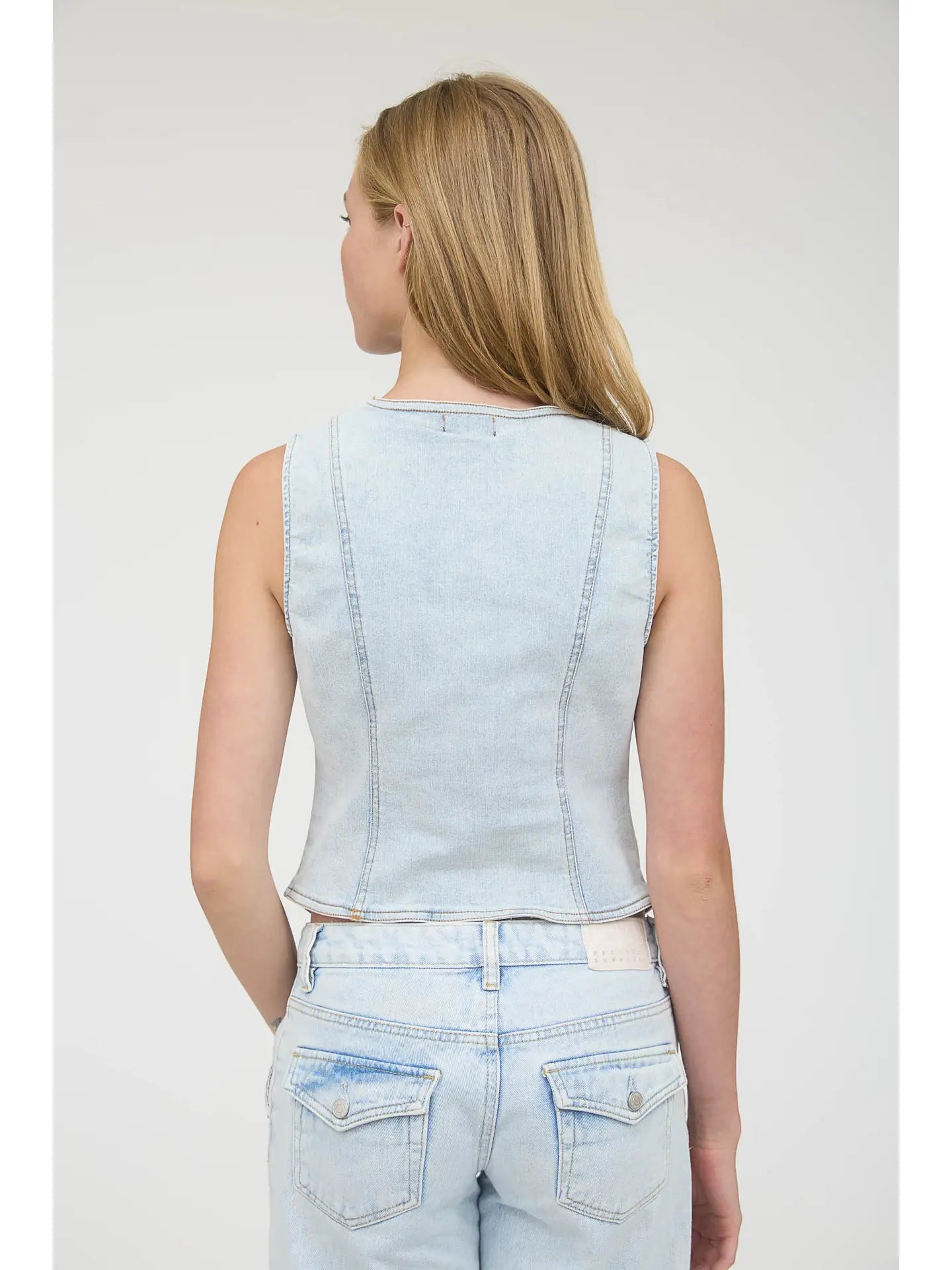 Leah Denim Vest
