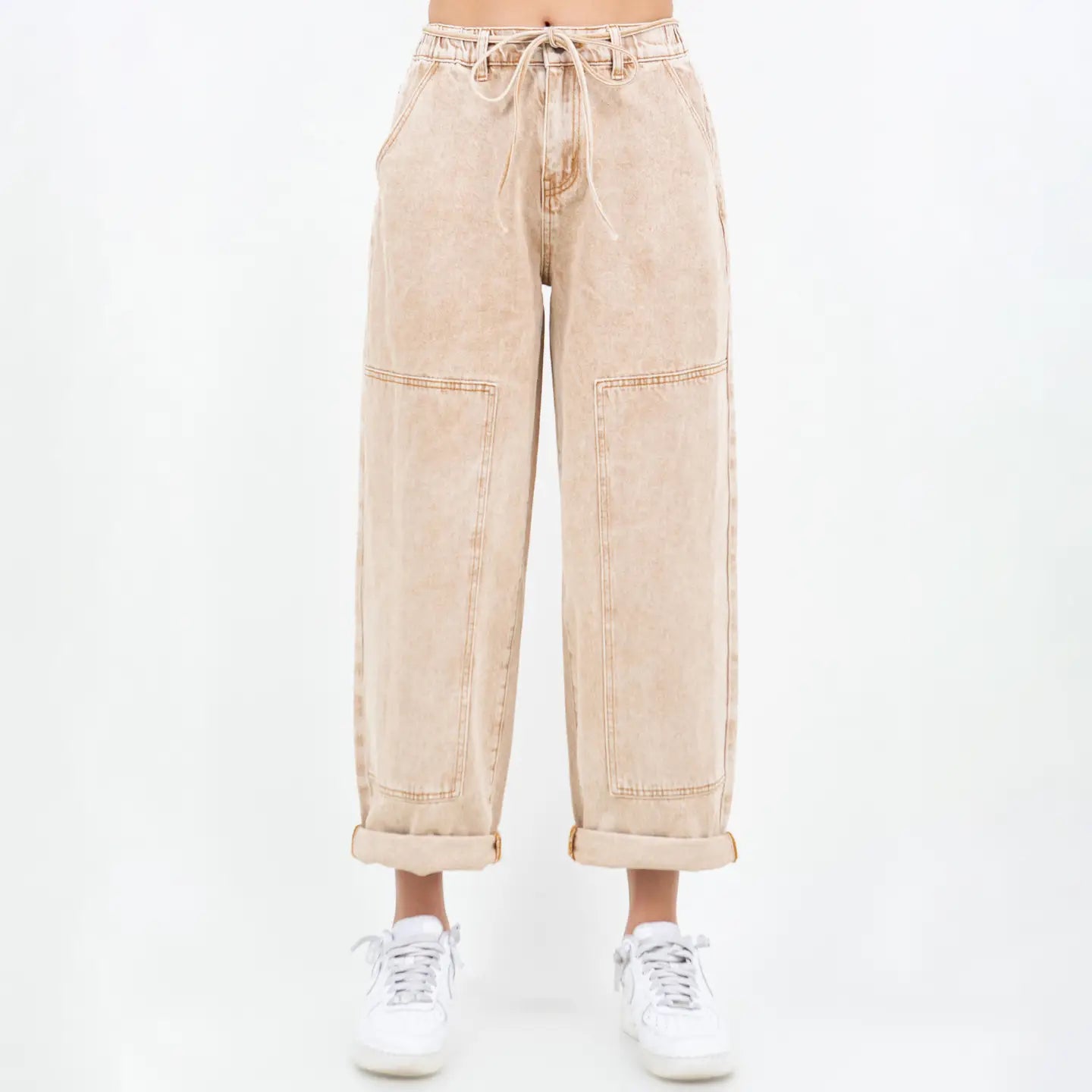 Henley Barrel Jeans