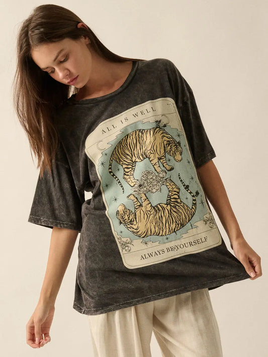 All is well graphic tee