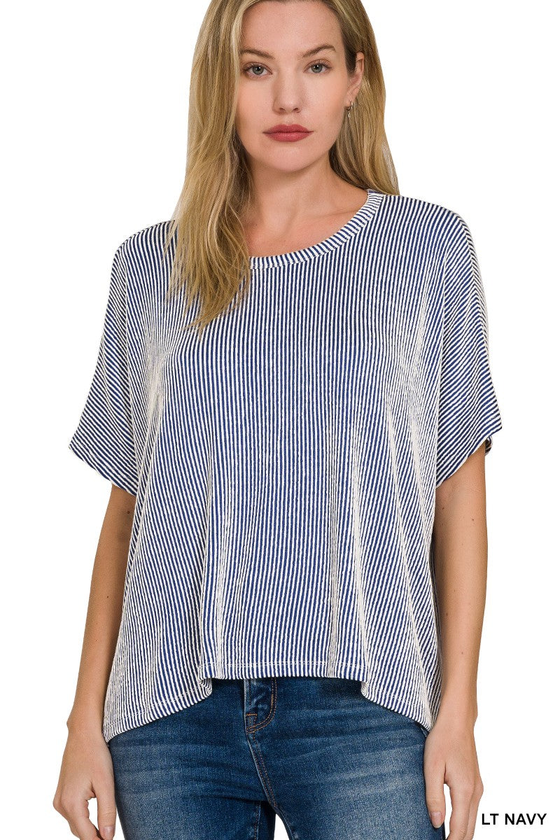 Nora Waffle Knit Top