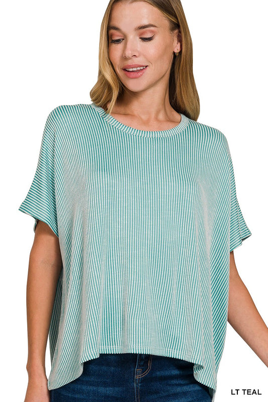 Nora Waffle Knit Top