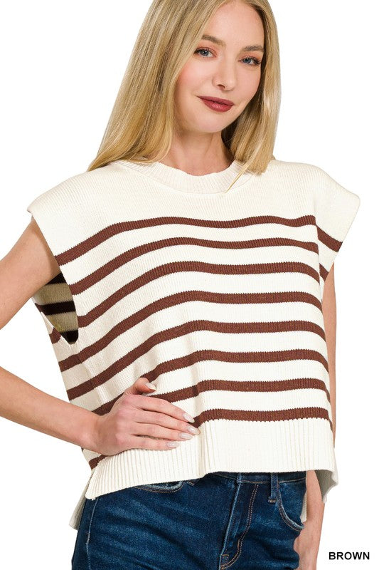 Oliver's Stripped Sweater Vest