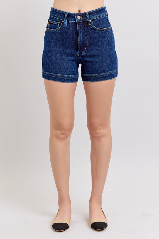 Bessy Dark Denim Shorts