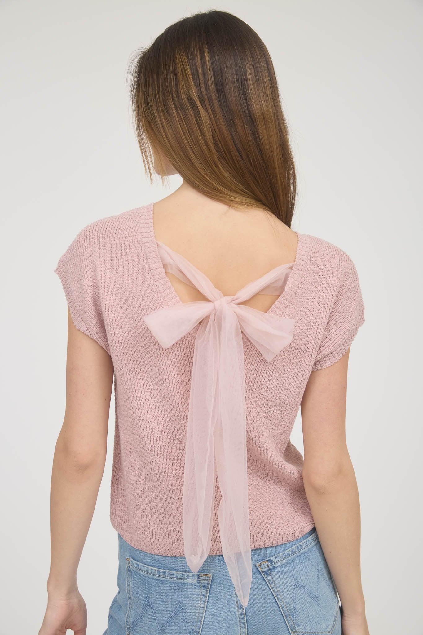 Ava's Blush Sweater Top
