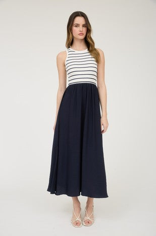 Blaire Stripped Maxi Dress