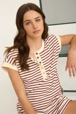 Shayla Stripped Top