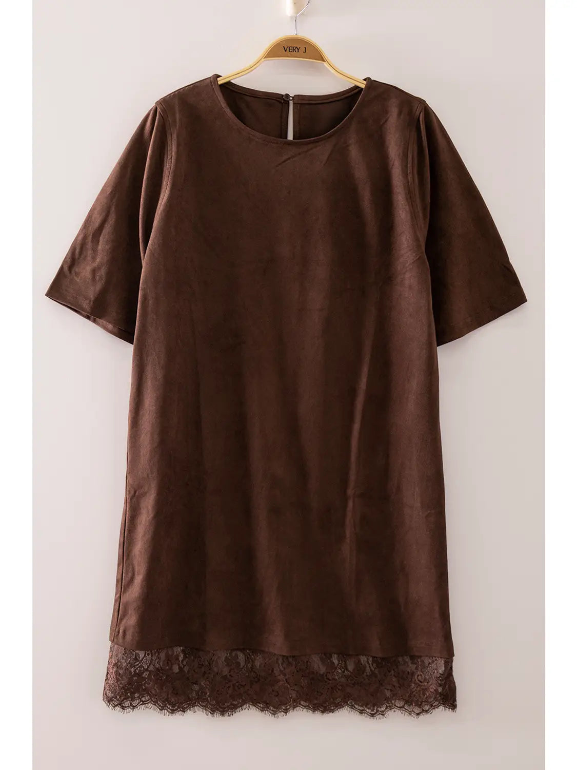 Chocolate Suede Dress