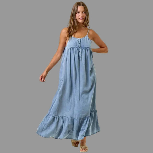 Sunday Best Chambray Dress