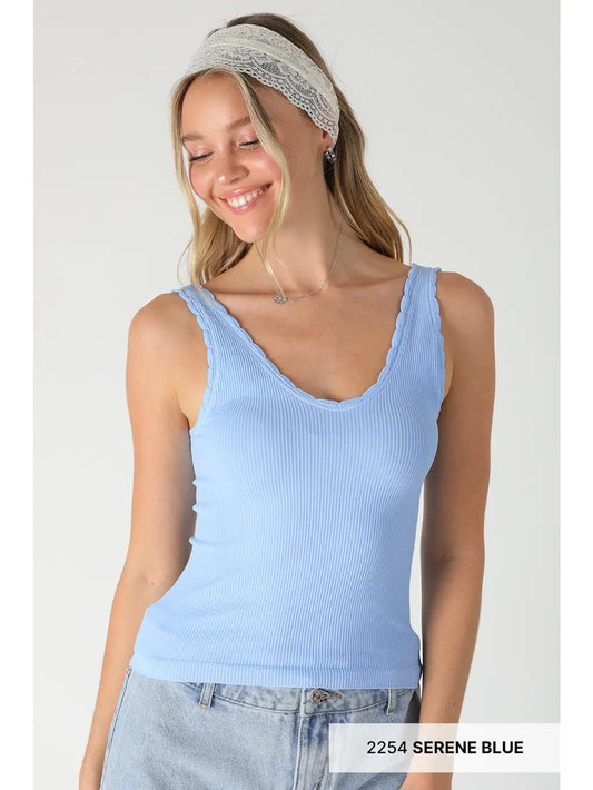 Taylor Scallop Tank