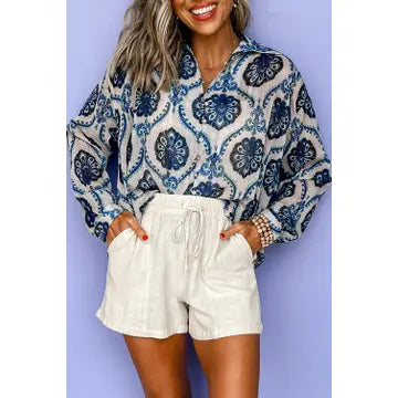 Lauren Button Down Top
