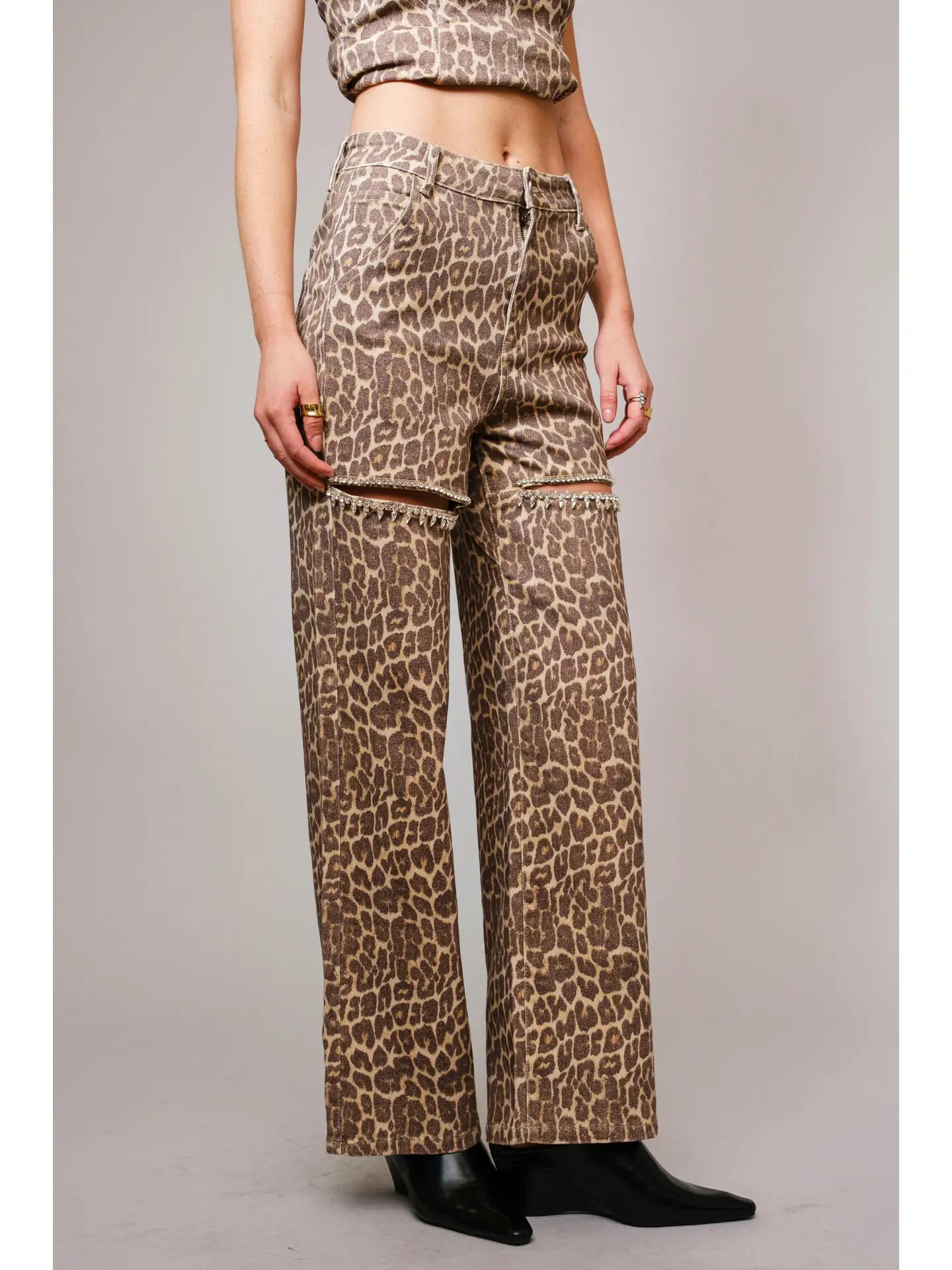 Rhianna Rhinestone Jeans