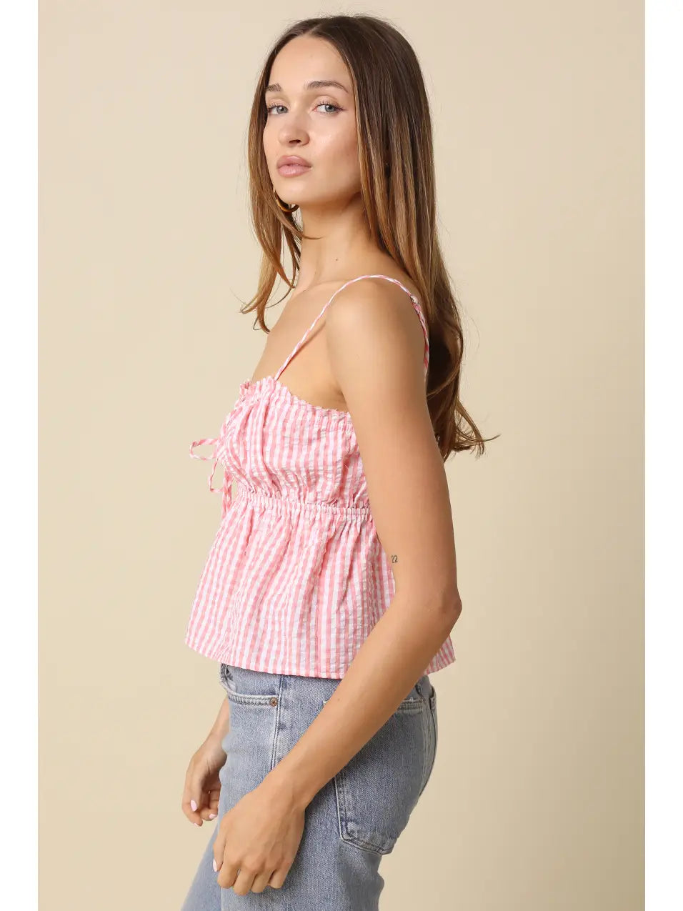 Gina Gingham Tank
