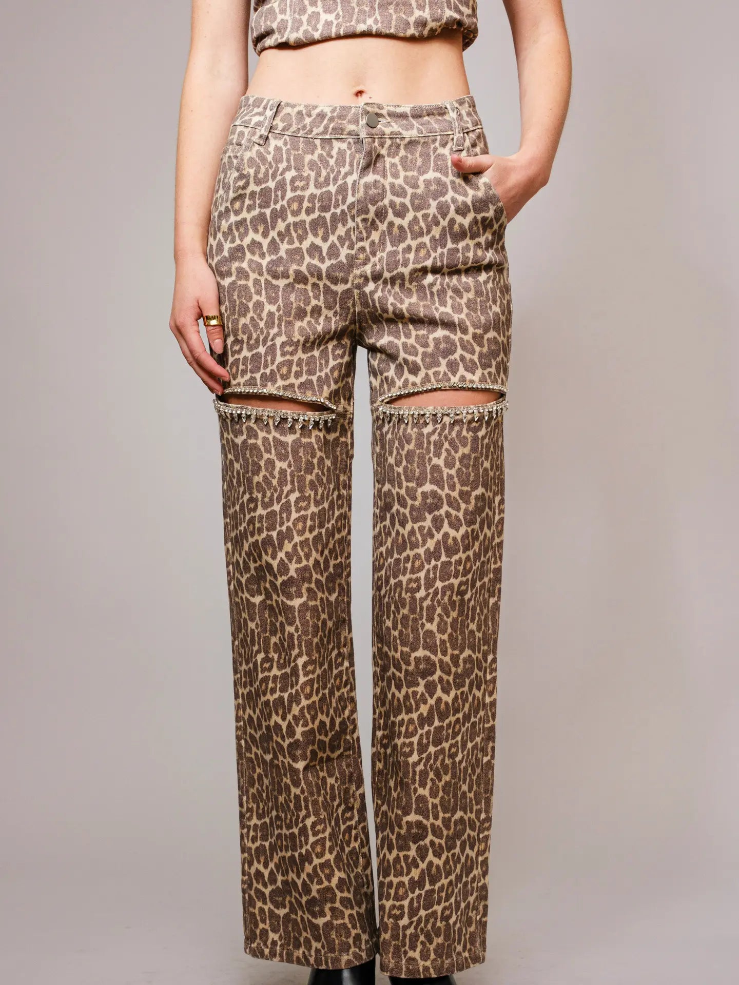 Rhianna Rhinestone Jeans