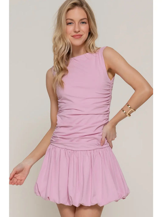 Adrienne Bubble Mini Dress