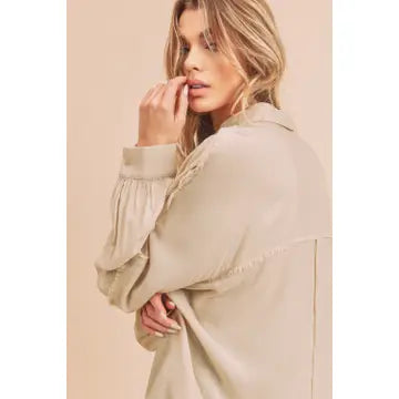 Sloan Button Down Top
