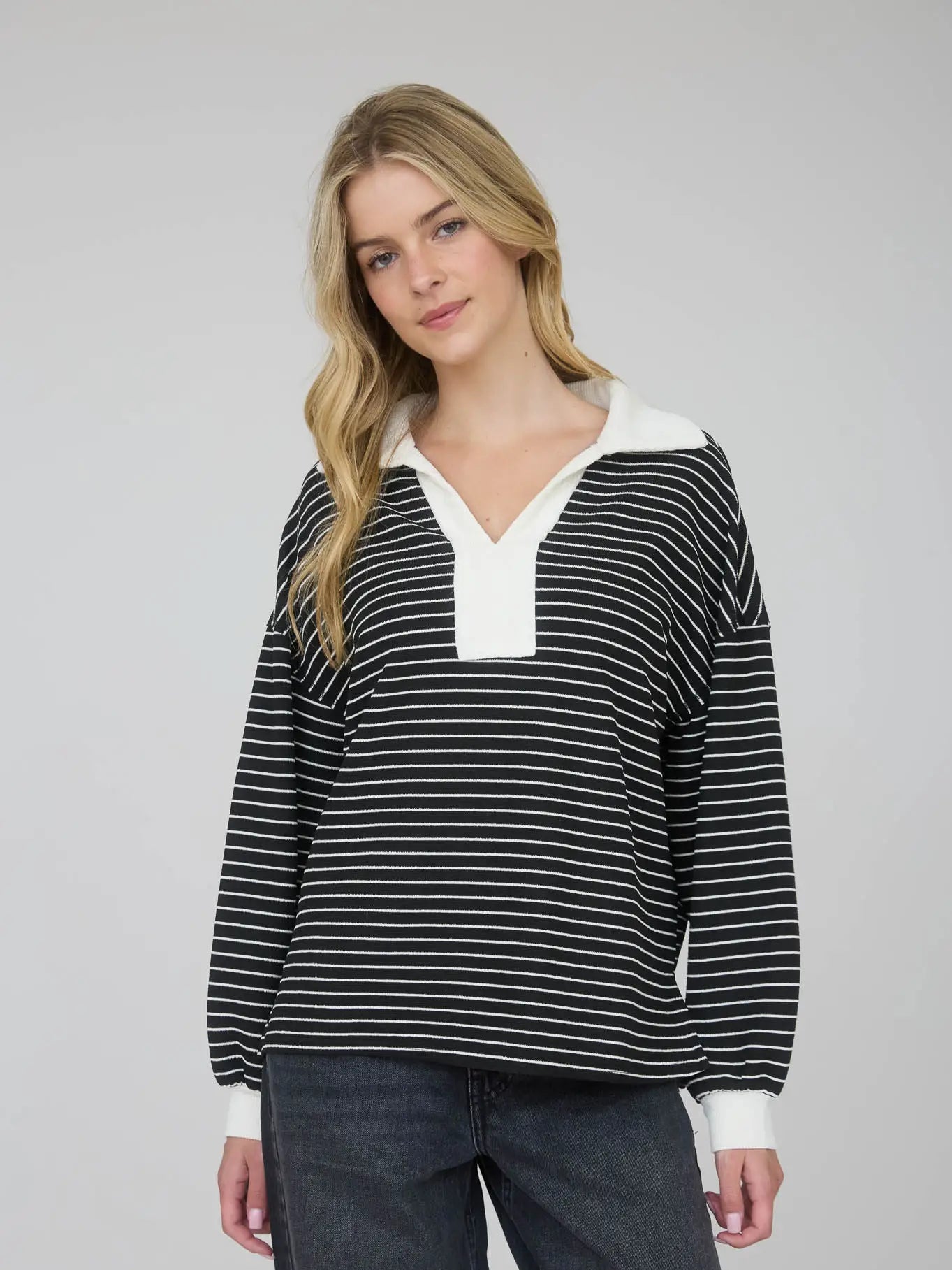 Lux Stripped Top