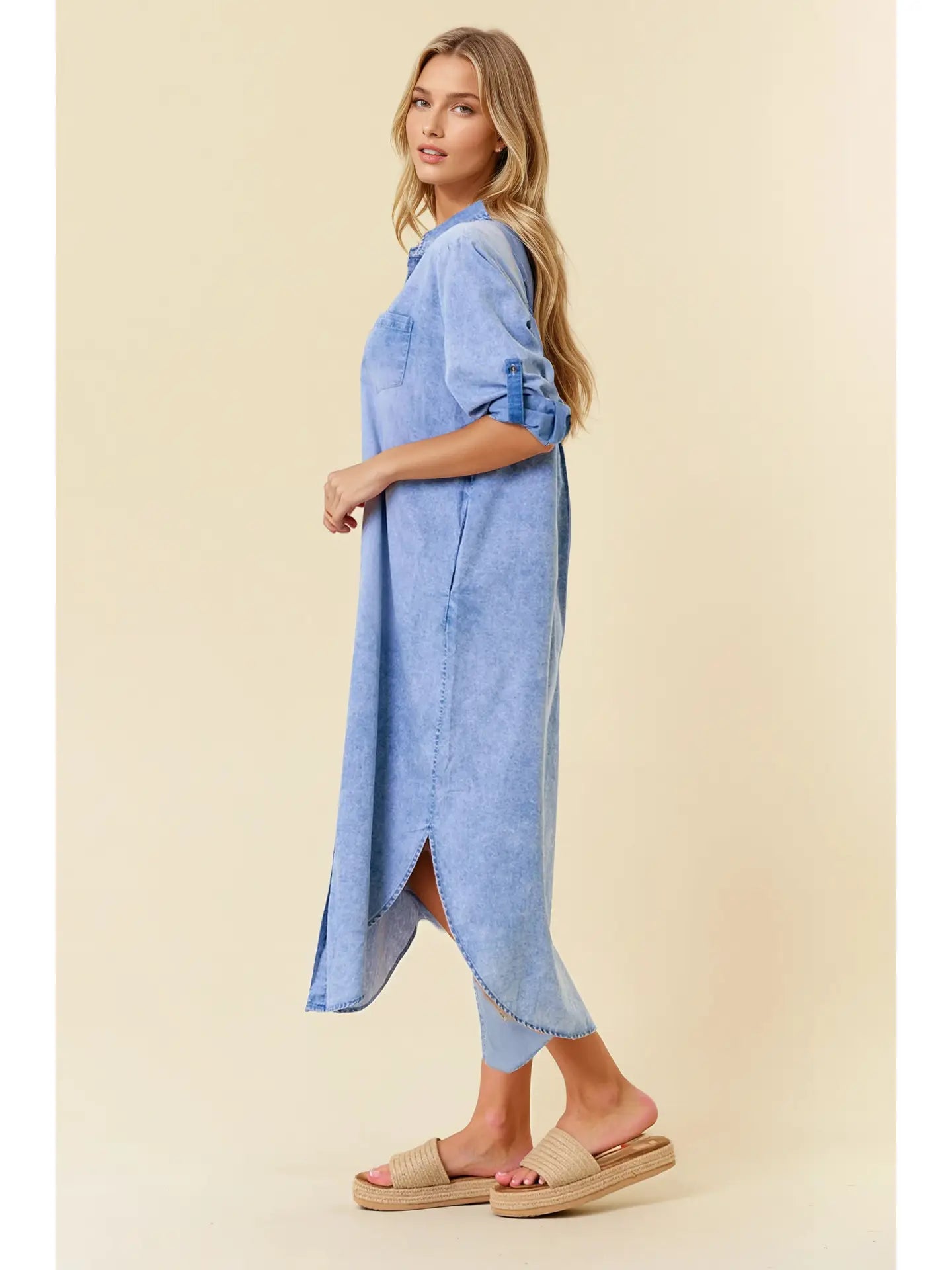 Charlotte Chambray Dress