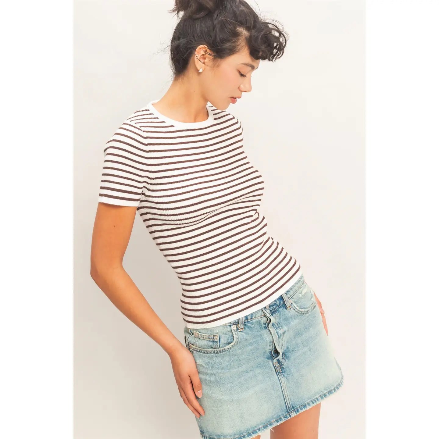 Selene Stripe Top