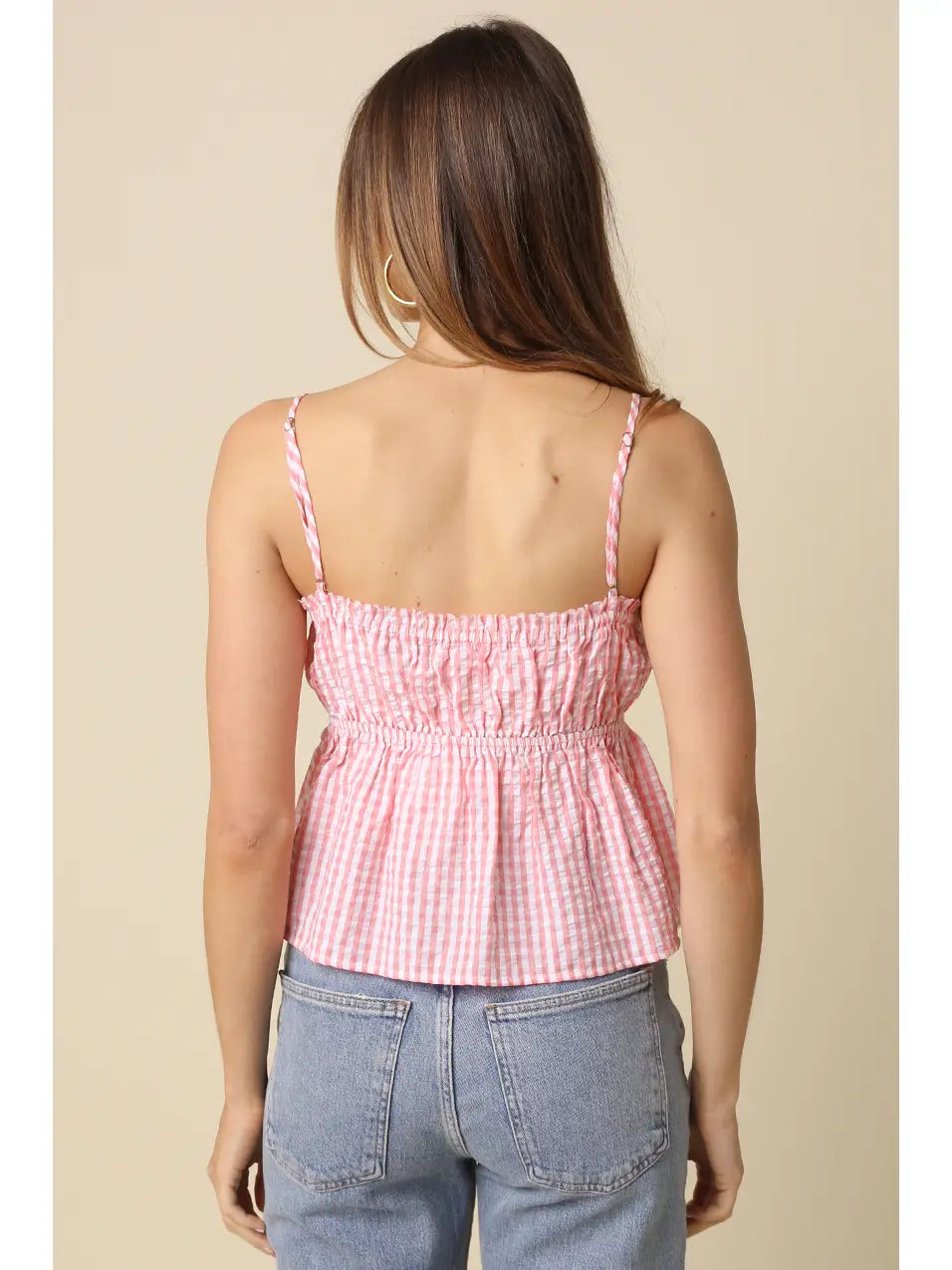 Gina Gingham Tank