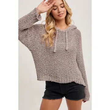 Mocha Knit Hoodie