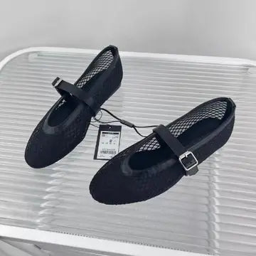 Shay Black Ballet Flats