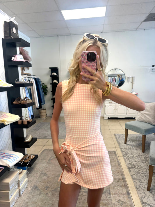 Kennedy Gingham Romper