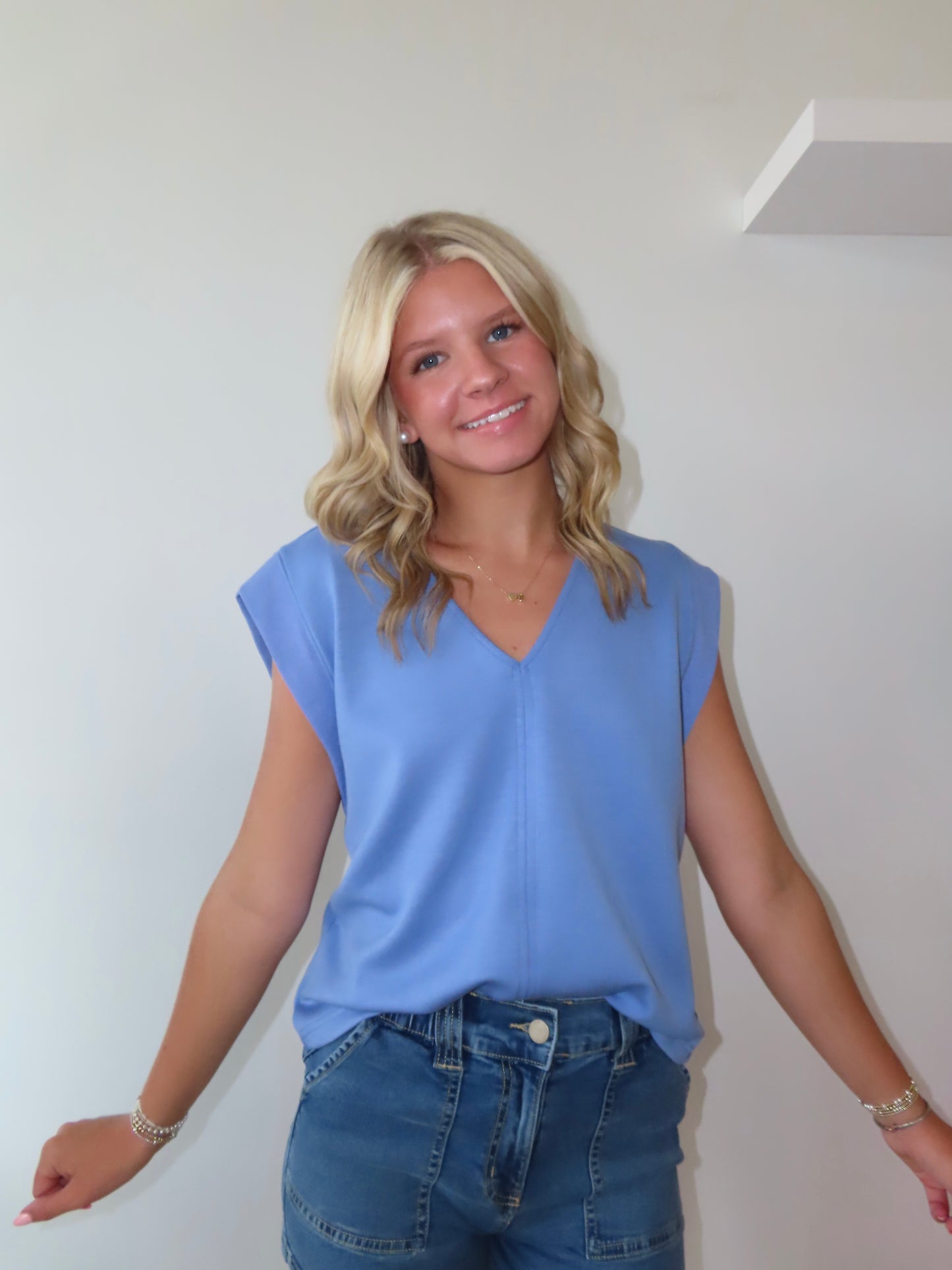 Emmy Sky Blue Blouse