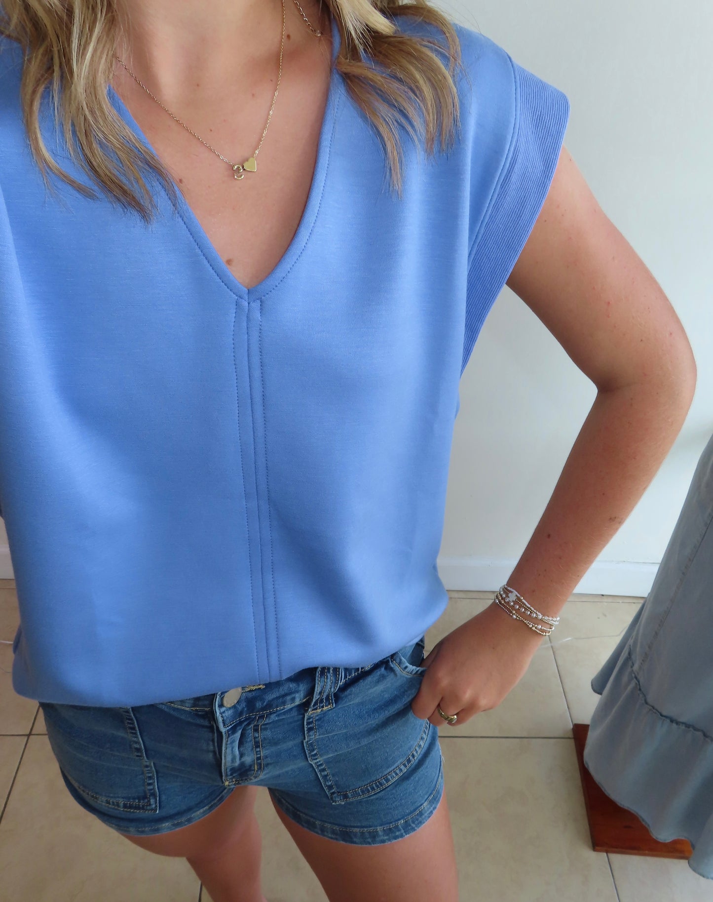Emmy Sky Blue Blouse