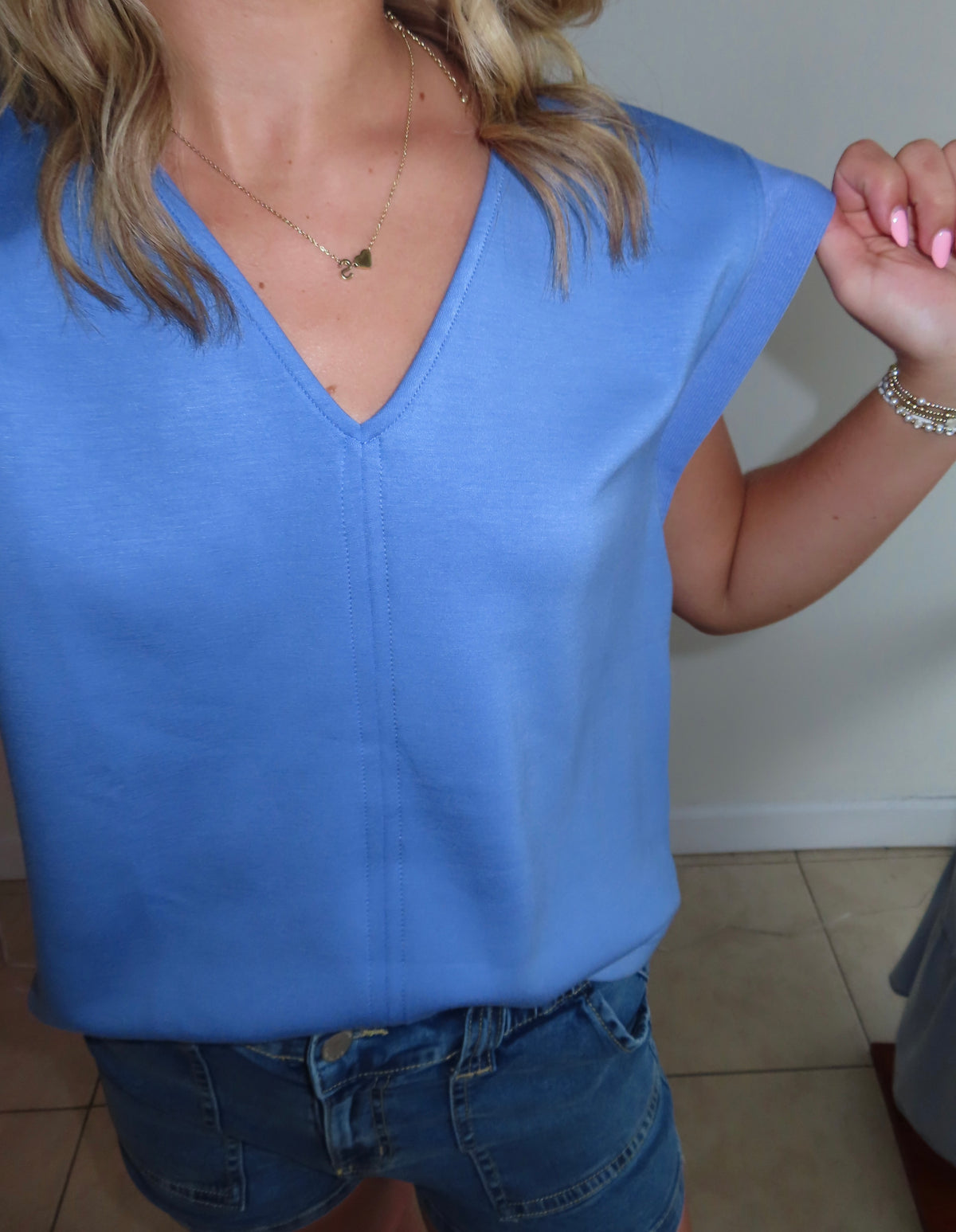 Emmy Sky Blue Blouse