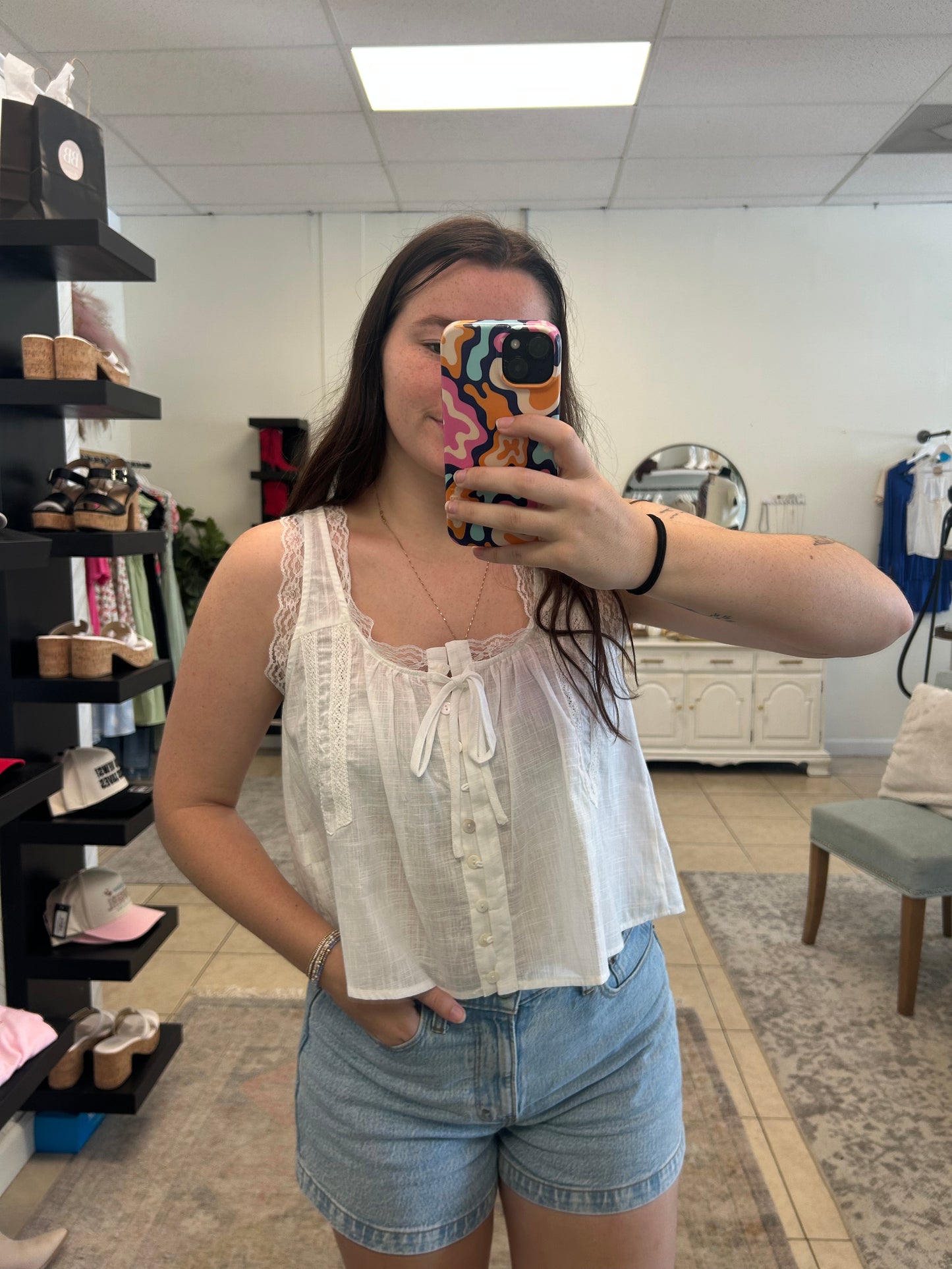 Laurel's Lace Tank