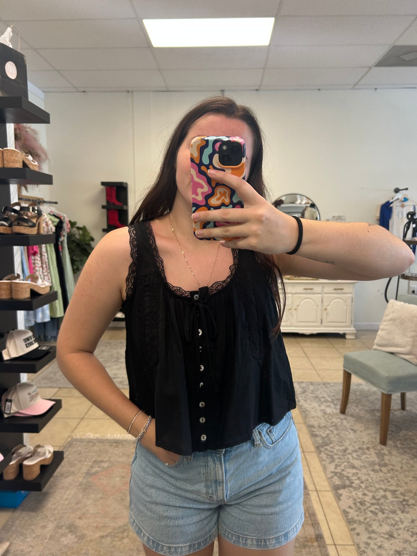 Laurel's Lace Tank