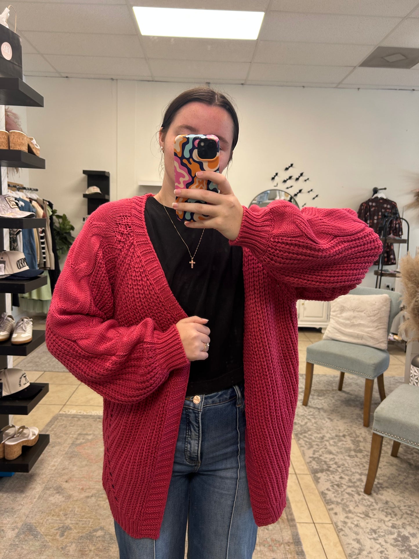 Perfectly Pink Cardigan