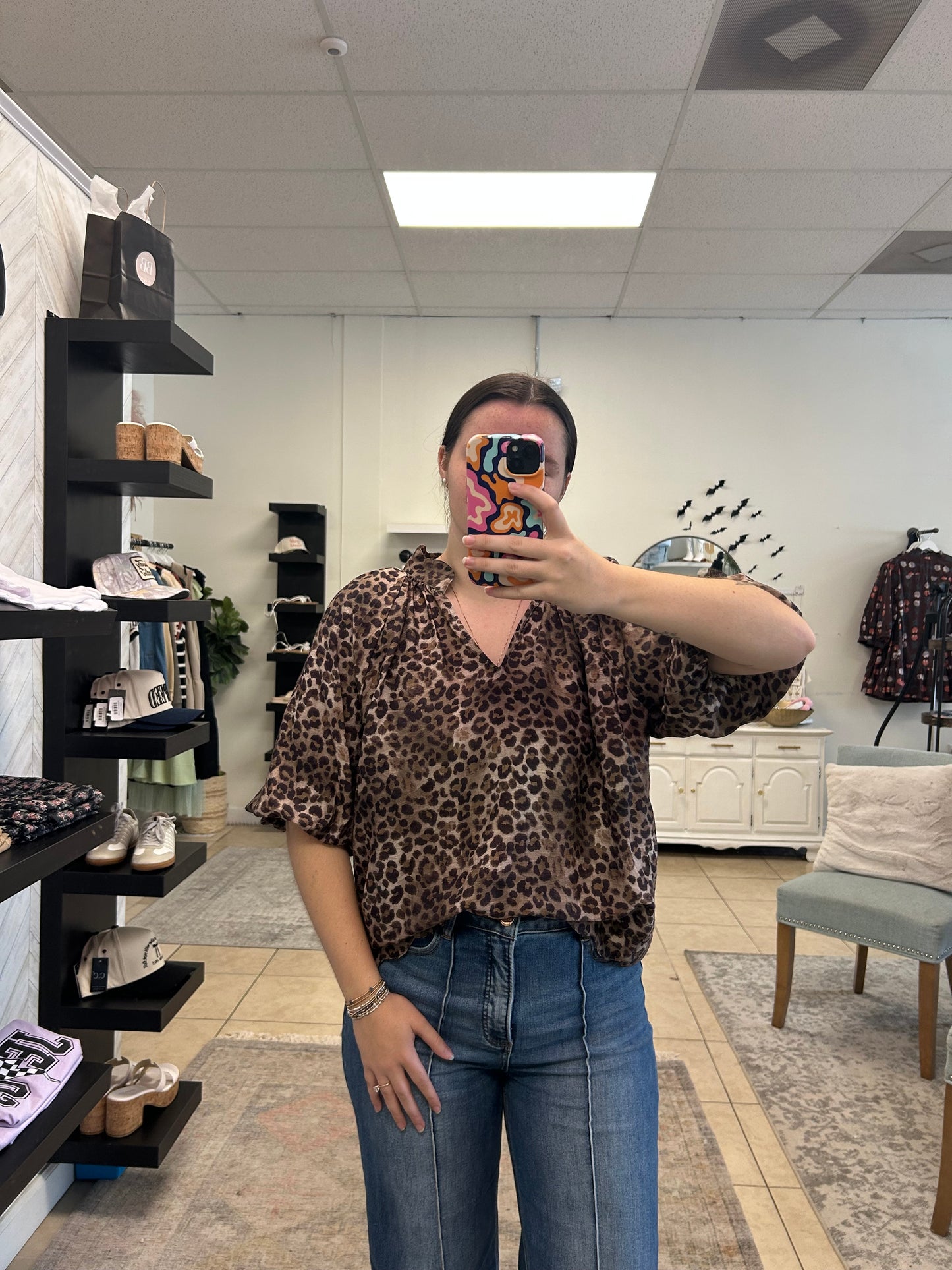 Mia's Favorite Leopard Top