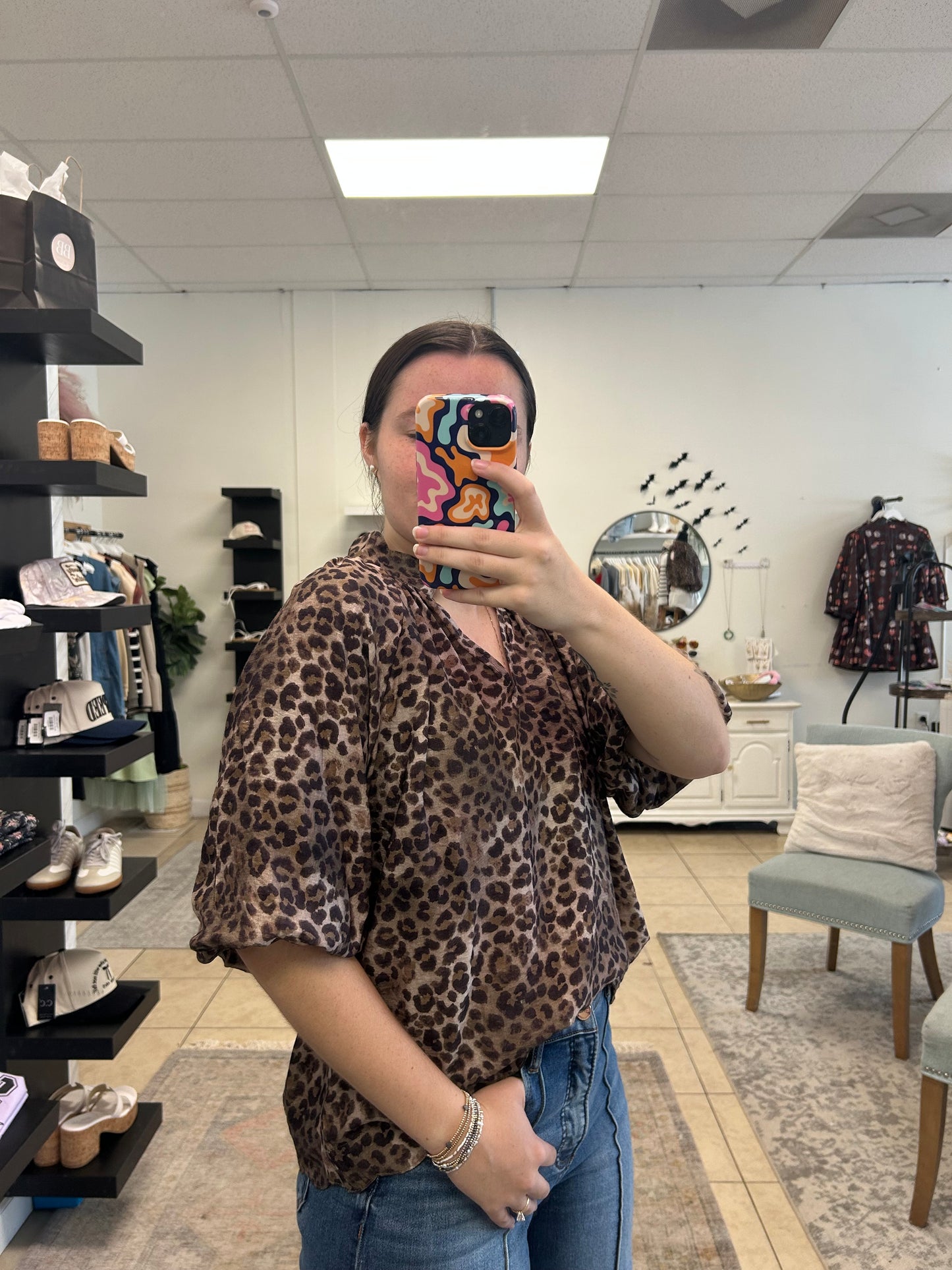 Mia's Favorite Leopard Top