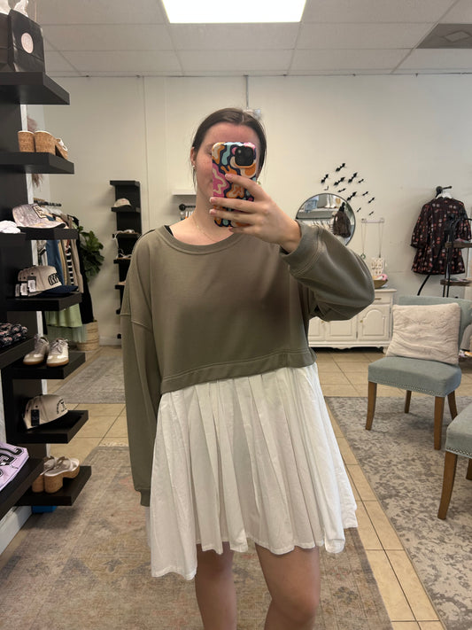 Peplum Sweater Dress