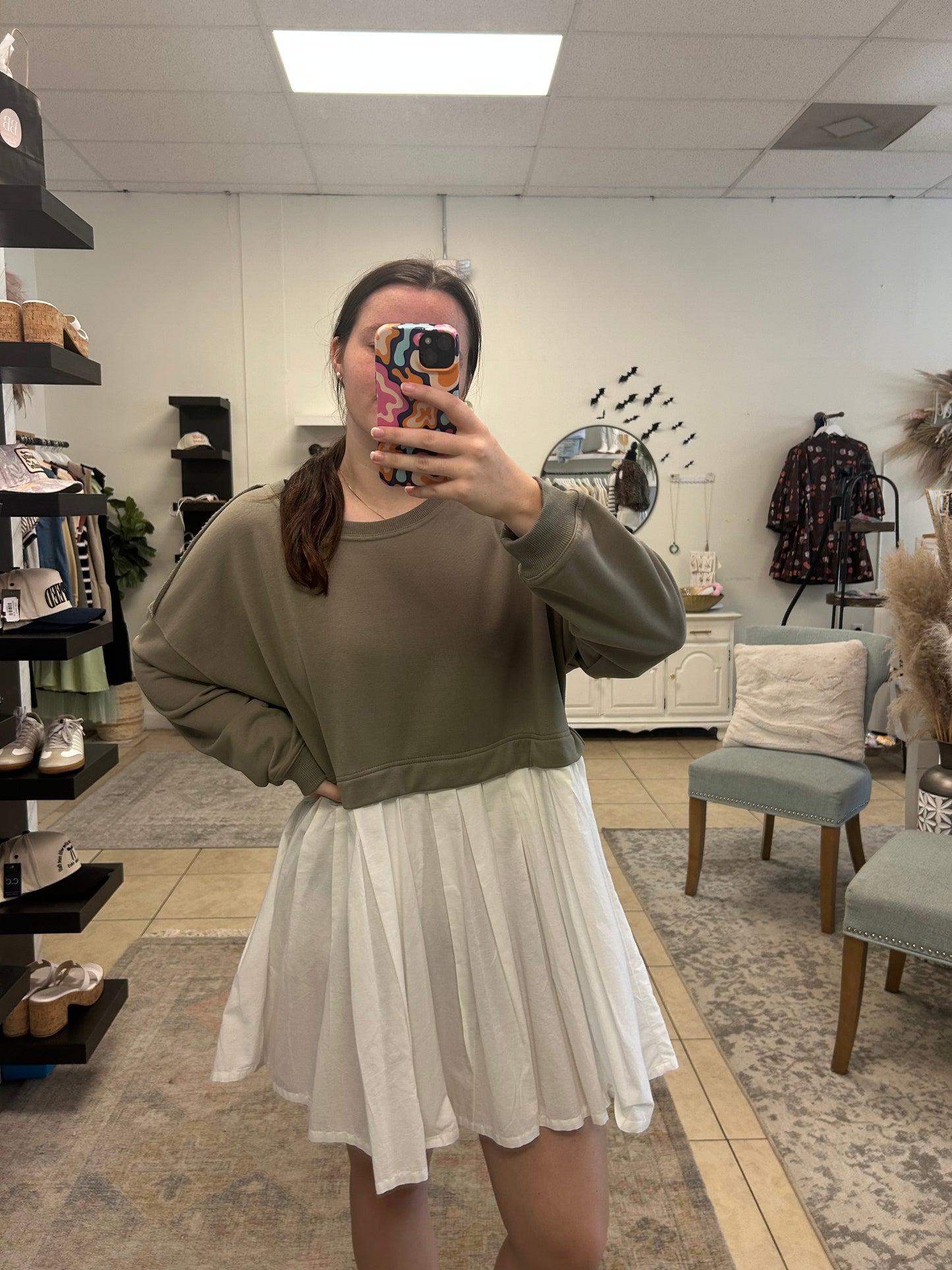 Peplum Sweater Dress