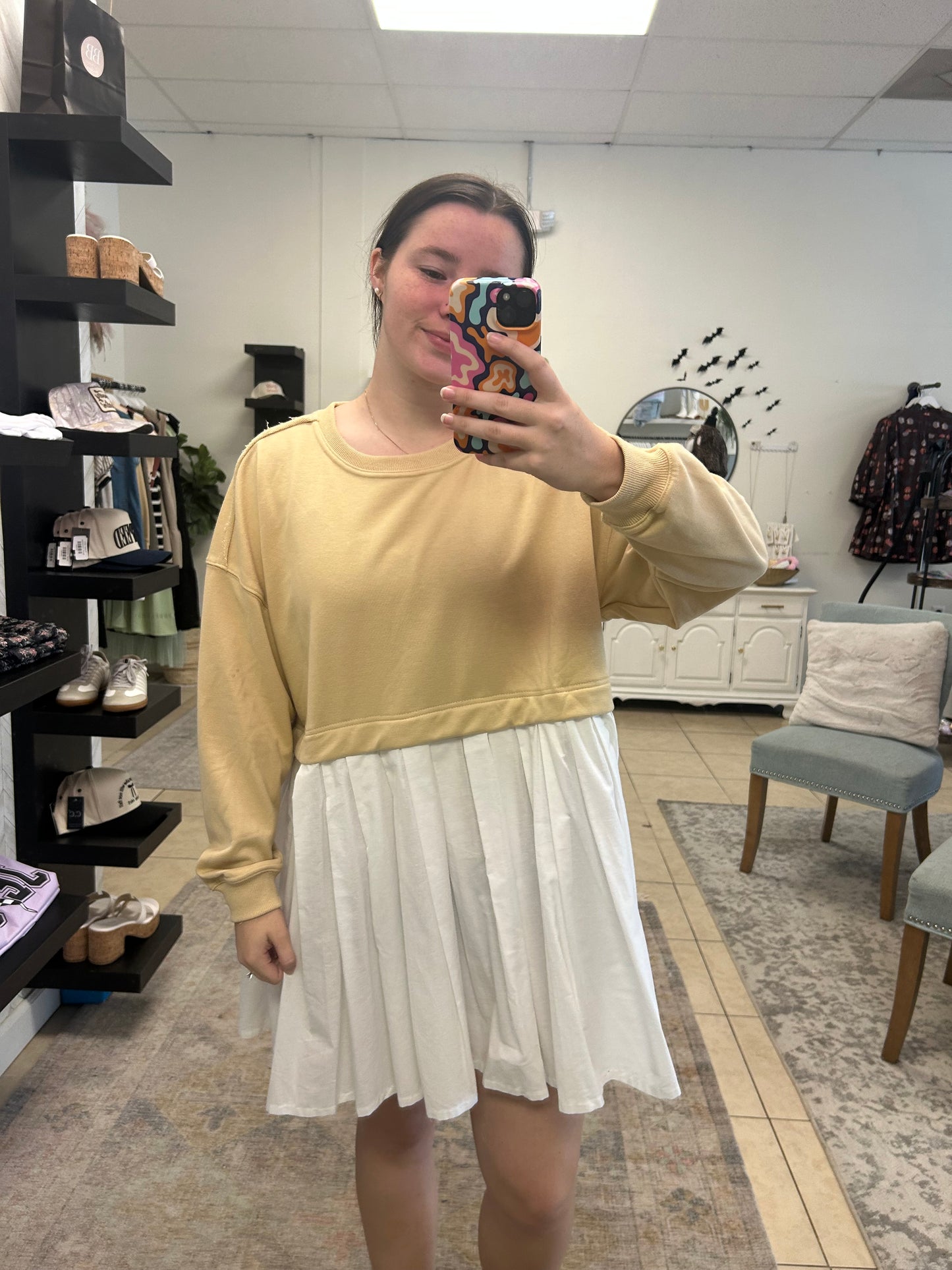 Peplum Sweater Dress