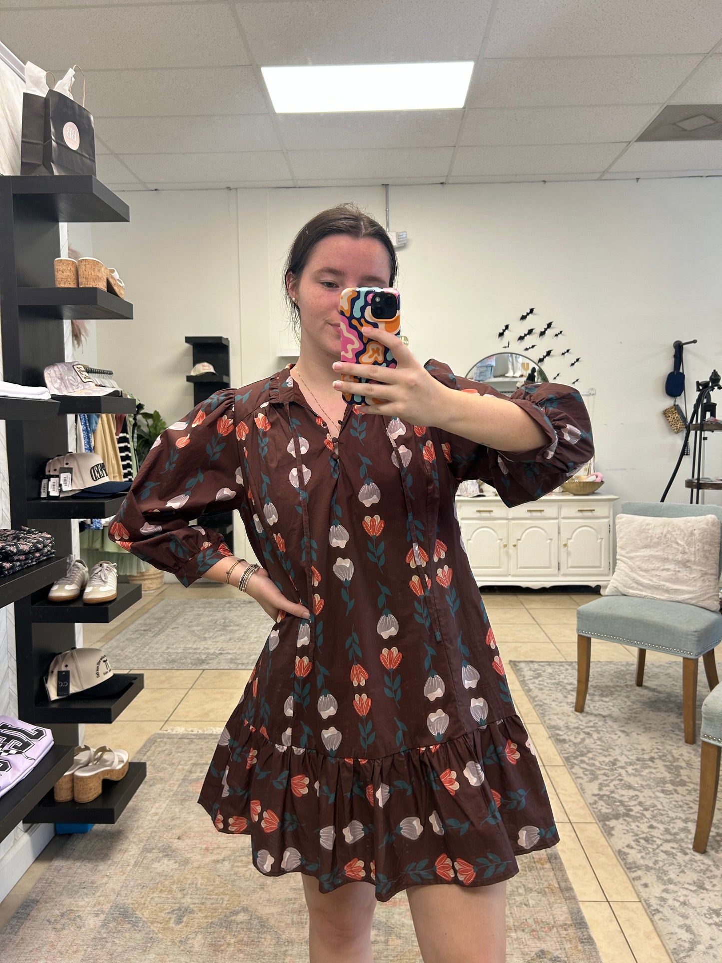 Madison's Maroon Dress